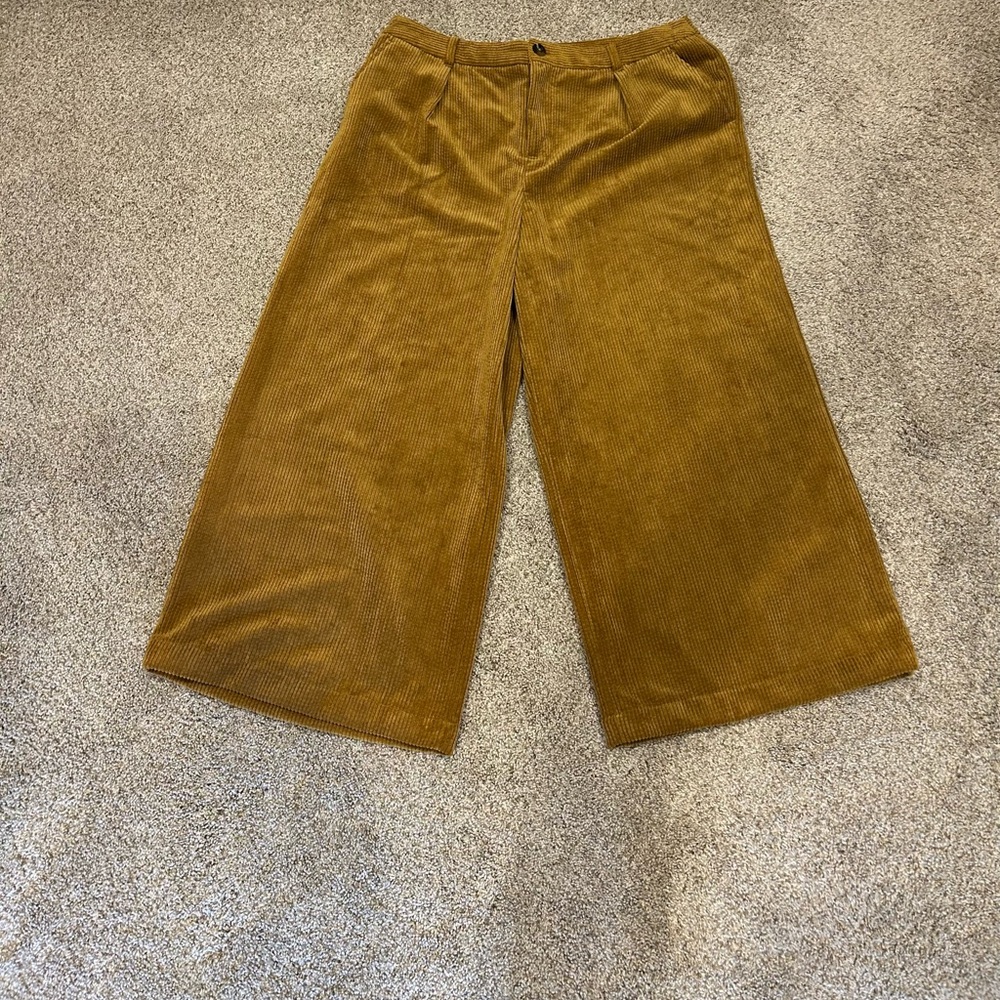 Who What Wear Mustard Corduroy Trousers